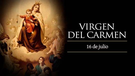 Hoy es fiesta de la Virgen del Carmen, la más bella flor del jardín de Dios