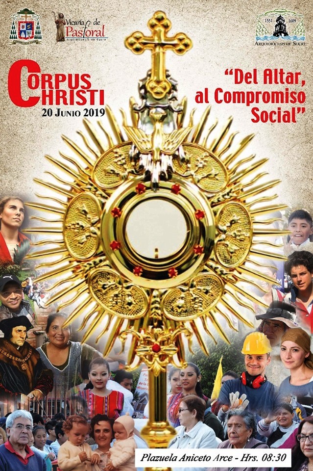 Arquidiócesis de Sucre invita a celebrar la Solemnidad del Corpus ...