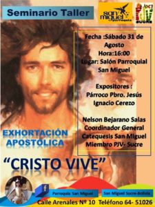 En Parroquia San Miguel seminario-taller sobre Cristo Vive-2