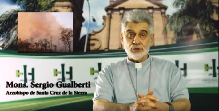 Mons. Gualberti lamenta los incendios