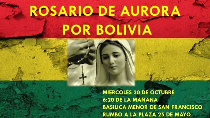 Rosario de la Aurora por Bolivia