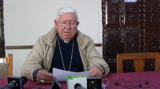 “Evitemos los excesos violentos del pasado y vivamos el presente confiando en el Señor” – Mons. Juárez a la población