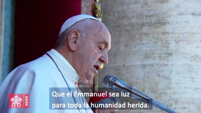 Mensaje Urbi et Orbe Papa Francisco