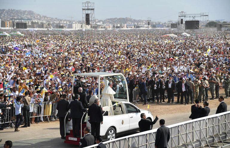 Misas multitudinarias de Papas
