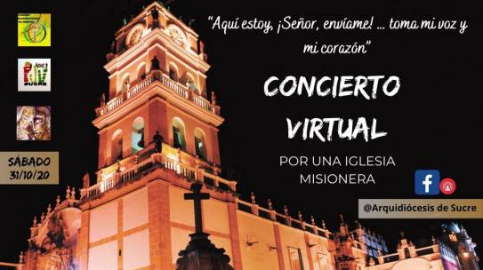 La PJV Sucre y la Comisión de Misiones invitan al Gran “Concierto Virtual por una Iglesia Misionera”