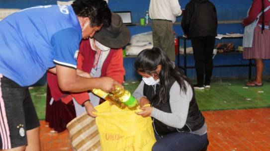 PASCAR Sucre entrega ayuda humanitaria a damnificados por fuerte tormenta